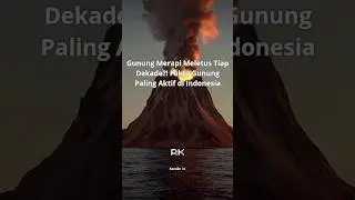 Merapi! Raksasa yang tidak pernah tidur! #belajarseru #edukasiringan #faktaunik #shorts