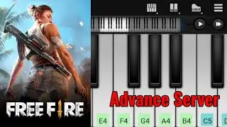 Free Fire Advance Server New Theme | Easy Piano Tutorial