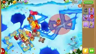 Bloons TD 6 | How to complete Frozen over, Challenge only magic monkeys