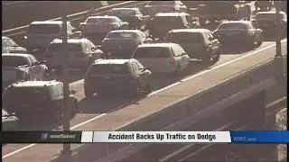 Accident Backs Up Traffic on Dodge