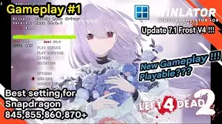 Winlator 7.1 Frost V4 | Left 4 Dead 2 Blue archive | Poco F1 Snapdragon 845 + New Gameplay