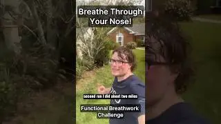 I've Been Running While Only Breathing Through My Nose | Functional Breathwork Challenge #shorts