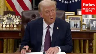 WATCH: Trump Signs Executive Order To Withdraw The U.S. From The World Health Organization