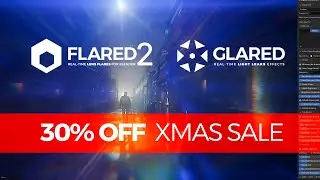 Flared2 and Glared - 30% OFF Real-Time Lens Flare Addons for Blender