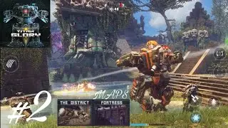 TITAN GLORY - iOS - Maps: Fortess & The District - Gameplay #2 - iPhone 11 Pro Max