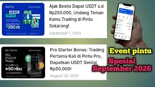 Event Pintu September 2026 Reward 250k & 50k