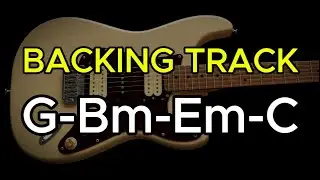 G Major Pop Rock Backing Track | G Bm Em C | Guitar Solo & Practice