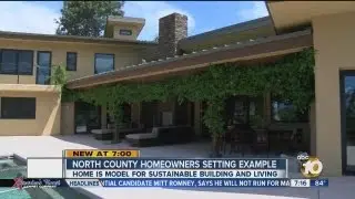 North County home setting example in sustainable building and green living