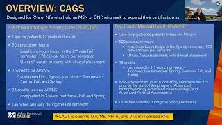 Info Session : Online Doctor of Nursing Practice (DNP) Certificate of Advanced Graduate Study (CAGS)