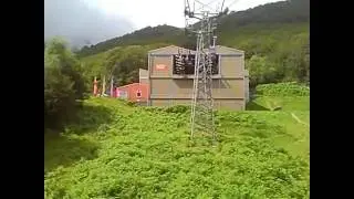 Auffahrt mit der Gondel auf den Monte Tamaro