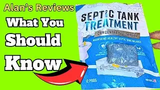 Septic Tank System Treatment Pods - 12 Dissolving Packets | Enzyme-Producing Live Bacteria Solution
