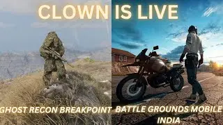 Afternoon Gaming Blitz: BGMI and GHOST RECON Live Stream | Road To 200 Subscriber @CLOWNISLIVE98
