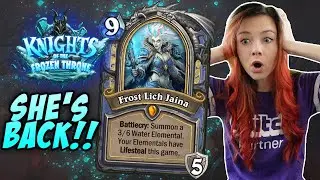 DEATH KNIGHTS ARE BACK! JAINA MAGE!? | Alliestrasza Hearthstone