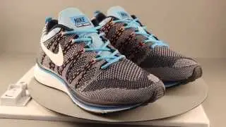 Кроссовки Nike Flyknit Trainer Blue Orange краткий обзор от магазина Soul Trend
