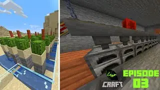 LeaF Craft Episode 3: STARTER SUPER SMELTER AND STARTER CACTUS FARM!