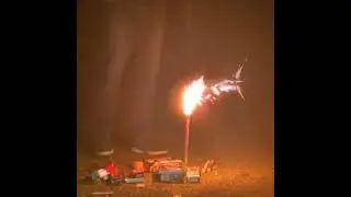 Cat 1 vuurwerk. ( feest Fonteinen  van Partyland 