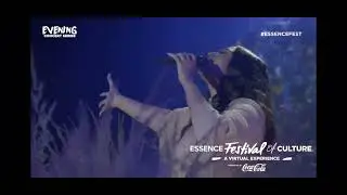 Jazmin Sullivan singing &ldquo;Lions Tigers and Bears&rdquo; @ Essence Festival