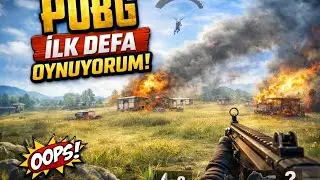 PUBG MOBILE’I İLK DEFA OYNADIM! 😱 İlk Maçta Neler Oldu?!