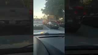 Free to Use Dash Cam Footage | South Florida (Copyright Free) school bus accident