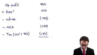 Free cash flow &ndash; example - CIMA F3 lecture