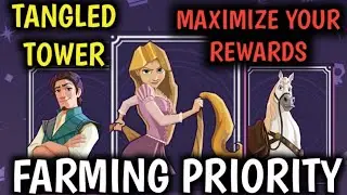 Tangled Farming Priority for Max Progress Rewards Disney Sorcerer's Arena