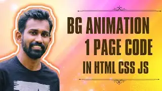 😳😳Animated Background 🔮 Complete 🔮 HTML CSS Javascript 🔮Animation 🔮 Web Development 🔮 on Windows 🎼🎼🎼