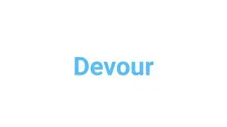 How to Pronounce devour #devour #english   #words