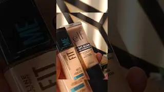 ✨ Fitme Foundation & e.l.f Foundation Review ✨  #makeup #Beautyproducts #affordableproducts