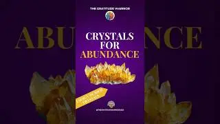 Attract ABUNDANCE with these CRYSTALS 💎 #abundance #crystals #manifestation
