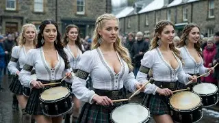 Beautiful Celtic Drums & Bagpipes | The Most Stunning Irish & Scottish Women March
