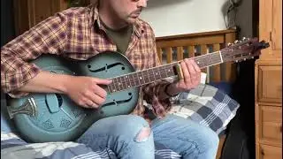 Ben's Bars & Slides bottleneck slide comparison - open G - Michael Messer Blues resonator guitar