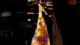 St Patrick&rsquo;s weekend night life in Kilkenny City #drone #kilkenny #stpatricksday #nightlife #aerial