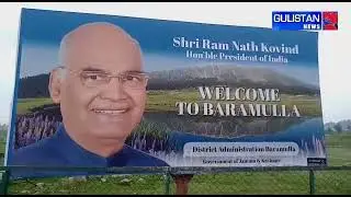 Ahead of the President's visit to Gulmarg, Security has been tightened in the surrounding areas.