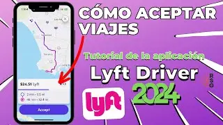 How to accept rides on the Lyft Driver app - Training and tutorial 2024