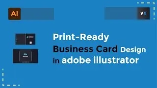 HOW TO DESIGN A PRINT-READY DOUBLE SIDE BUSINESS CARD | ADOBE ILLUSTRATOR-TUTORIAL (Urdu-Hindi)