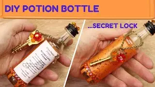DIY Potion Bottle - Secret Lock Potion...Harry Potter prop?