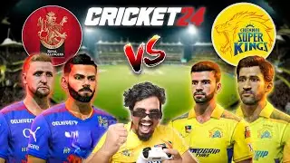 CSK vs RCB Match 🔥 IPL 2025  | Cricket 24 Live | Mr Acash