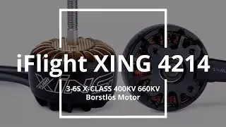 iFlight XING 4214 3-6S X-CLASS 400KV 660KV Borstl&ouml;s Motor