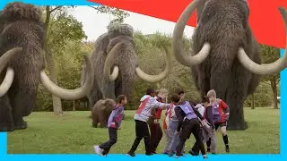 🐘 Baby Mammoth Protection Game! Dino Soccer Adventure ⚽ | Dino Kids | Dinosaur Shows for Kids