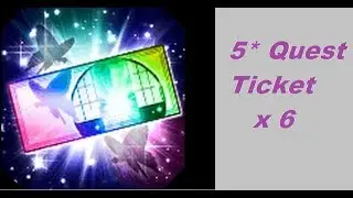Bleach Brave Souls 6x 5* Event Quest Ticket Summoning