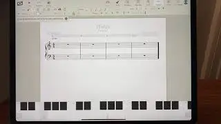 Noteflight on an iPad