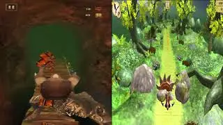 Lost Temple vs Run away from temple lost jungle