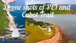 Best places to visit in Prince Edward Island and Nova Scotia | Lighthouse | Cabot Trail | Drone shot