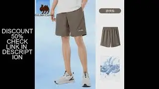 GOLDEN CAMEL Men's Shorts Outdoor Women's Pants Summer Quick-dry Running Short Cool Breathable Fashi
