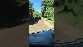 Hwy 606 from Monteverde, Costa Rica