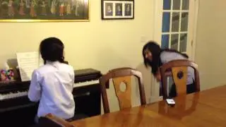 Krisha and Priya having a go at Adele's someone like you