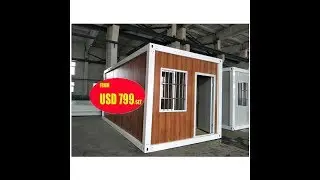 20ft detachable prefab modular mobile fully furnished shipping container house homes