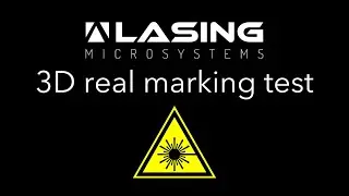 ✳️ LASING 3D high contrast laser Marking test ⚠️