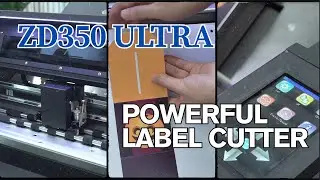 Powerful Label Cutter ZD350 | Dual Head SmartCuttingMachine & VinylPlotter