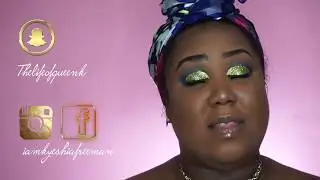 How TO: LIME GREEN GLITTER CUT CREASE | MAKEUP TUTORIAL |